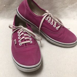 DONATING SOON Cranberry colored Vans